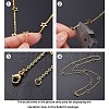 Handmade Brass Link Chains CHC-F010-02-G-A-9