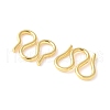 304 Stainless Steel S-Hook Clasps STAS-Z124-04C-G-2