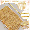 AHADERMAKER 10 Yards 2 Styles Polyester Tassel Ribbon OCOR-GA0001-93-4