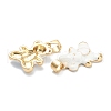 Brass Enamel Pendants KK-A153-06G-G-3