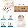 Kissitty Brass Spacer Beads KK-KS0001-13-12
