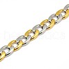 304 Stainless Steel Curb Chain/Twisted Chain Necklaces STAS-A028-N127-3