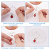 24Pcs 12 Colors Brass Wine Glass Charms AJEW-GO00016-3
