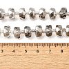 Transparent Electroplate Glass Beads Strands EGLA-P062-01A-03-4