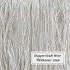 BENECREAT 40g Round Copper Craft Wire CWIR-BC0001-28S-5