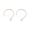 Ion Plating(IP) 304 Stainless Steel Earring Hooks STAS-L216-02A-RG-2