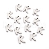 304 Stainless Steel Pendants STAS-F267-10K-P-1