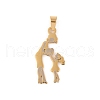 Mother's Day Ion Plating(IP) 304 Stainless Steel Pendants STAS-U002-07G-1