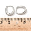 Brass Hoop Earrings EJEW-D320-15P-5