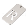 304 Stainless Steel Pendants STAS-M115-01P-R-2
