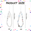Gorgecraft 2Pcs 2 Styles Plastic Pearl & Resin & Glass Mobile Straps AJEW-GF0001-21B-2