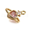 Brass Charms KK-C096-03G-2