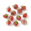 Brass Enamel Charms KK-G462-27LG-3
