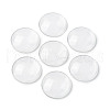 (Defective Closeout Sale: Scratch) Transparent Glass Cabochons GGLA-XCP0001-06-1