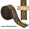 Gorgecraft Ethnic Style Polyester Silk Grosgrain Ribbon OCOR-GF0001-79B-2