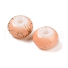 Opaque Spray Painted Glass Beads X1-GLAA-G118-01L-2