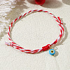 Handmade Adjustable Nylon Cord Braided Bracelets QO3060-3-1