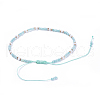 Adjustable Nylon Thread Braided Beads Bracelets BJEW-JB04377-4