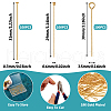 300Pcs 3 Styles Brass Pins Sets KK-TA0001-40-3
