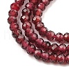 Natural Garnet Beads Strands G-K376-B06-01-4
