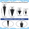 SUNNYCLUE 40Pcs 4 Styles Ion Plating(IP) 304 Stainless Steel Pendants STAS-SC0008-75-2