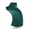 Bust Wood Covered with Microfiber Necklace Display Stands NDIS-F003-01B-3