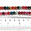Dyed Natural Agate Beads Strands G-R262-6mm-1-2