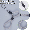 Gorgecraft 8Pcs 2 Colors Polyester Mobile Phon Straps AJEW-GF0009-47-6