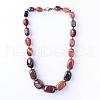 Gemstone Graduated Beaded Necklaces NIEW-F118-B-2