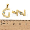 304 Stainless Steel Pendants STAS-A118-11G-3