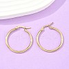 Ion Plating(IP) 304 Stainless Steel Hoop Earrings EJEW-N0016-11G-D-4