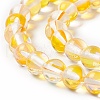 Synthetic Moonstone Beads Strands G-E573-02A-16-4