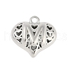 Hollow Brass Pendants for Valentine's Day KK-M289-03M-P-1