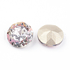 Pointed Back & Back Plated Glass Rhinestone Cabochons RGLA-J012-10mm-001RP-2