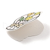 Paper Tulip Bouquet Greeting Card AJEW-F067-01C-3