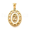 Golden 304 Stainless Steel Pendants STAS-K300-02G-Z-1