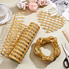 5 Yards Plastic Mesh Ribbon OCOR-WH0088-72-5