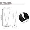   20Pcs V Shape Steel Bra Underwire FIND-PH0006-62-5