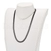 304 Stainless Steel Cuban Link Chain Necklaces NJEW-JN03345-4