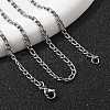 Non-Tarnish 304 Stainless Steel Figaro Chain Necklaces X-NJEW-E143-04P-3