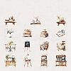 30Pcs 15 Styles PET Stickers STIC-P018-C01-1