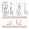 Alloy Wedding Bouquet Pendant Decoration PALLOY-UN00011-3