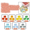1400Pcs 7 Colors Glass Seed Beads SEED-YW0001-81-2