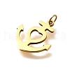 304 Stainless Steel Pendants STAS-R153-31G-2