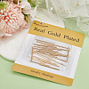 Beebeecraft 30Pcs Brass Connector Charms KK-BBC0010-11G-6