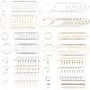 SUNNYCLUE Brass Earrings Findings Kits KK-SC0001-33-1
