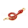 Alloy Enamel Pendants FIND-U031-14G-02-2