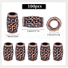 SOFPLATE 100Pcs Tibetan Style Zinc Alloy Beads FIND-SP0001-95A-2