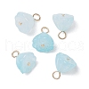 Acrylic Lotus Pendants PALLOY-JF02712-05-1
