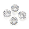 Cubic Zirconia Pointed Back Pendants X-ZIRC-N037-6mm-01-1